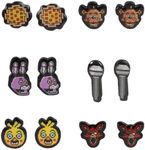 Five Nights at Freddy's Pixelated 6 Pack Earring Set