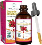 MMPANG Organic Rosehip Seed Oil for Face, USDA Certified, Cold Pressed, Unrefined, 100% Pure Natural Rose Hip Oil (1oz / 30ml) for Anti-Aging, Acne Scar Treatment, Skin & Hair Care, Gua Sha Massage