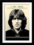 Tallenge - George Harrison - I Me Mine - Beatles Poster - Small Poster Paper Framed (Paper,12 x 17 inches, MultiColour) - Multi - Colour