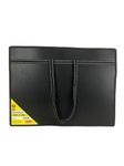 NEELGAGAN Portfolio Handle Bag A2 Size Document Bag with Handle and Meeting Office School Organizer Handbag Briefcase for Carrying Paper Files in Black Color Pack of 1