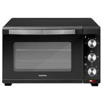 Daewoo Mini Oven & Grill- 1600w Countertop, Portable Electric Cooker with adjustable Temperature Settings and 60 Minute Timer with Indicator Light. Including Baking tray & Wire Rack