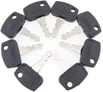 YQ 8PCS 68920 PL501-68920 Ignition Key for Kubota RTV UTV B BX F GR ZD RTV500 RTV900 BX2350D BX2360 BX2370 BX2660 F2680 F2690 F2880 F3080 F3680 ZD331P ZD331RP ZG222