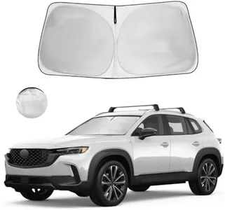 Windshield Sun Shade for Mazda CX-50 Accessories 2023 2024 2025 Window Sunshade Fit Mazda CX50 Sunshade Windshield Cover 4 Layers Front Window Shade Sun Visor Blocks UV Keep Car Cooler