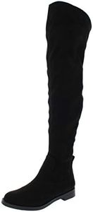 Kenneth Cole REACTION Women's Wind-Y Riding Boot, Black, 7.5 M US