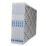 16x25x1 MERV 8 Case of 6 Pleated Furnace Filter. Made in Canada by FurnaceFilters.Ca