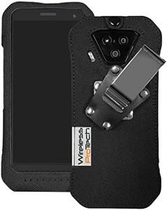 Wireless ProTech Case Compatible with Kyocera DuraForce Ultra Phone Models E7110 Nylon Frame Fitted Case with Quad Lock Belt Clip