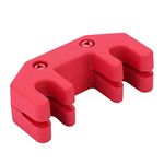 Violin Mute, Rubber Violin Practice Mute Combo, Metal Violin Mute Practice Violin Silencer for 1/2, 3/4, 4/4 Violin (Red)