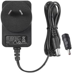 AC to DC 12V 1A 1000mA Power Supply Adapter, Plug 5.5mm x 2.1mm with 3.5mm x 1.35mm Tip, SAA Listed