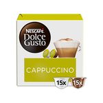 Nescafe Dolce Gusto Cappuccino Coffee Pods (Pack of 3, Total 90 Capsules)