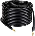 10M/32Ft High Pressure Replacement Hose Extension Pressure Washer Hose for Karcher Drain Cleaning kit Hose with M22 & C-Clip Type Fitting Quick Connector Hose for Karcher K2 K3 K4 K5 K6 K11