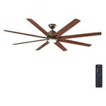 Home Decorators YG493OD-EB Kensgrove 72" LED Indoor/Outdoor Ceiling Fan