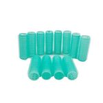 ADMIRING 12PCS Roller Hair Curlers For Medium Short Hair,Heatless Roller Hair Curler For Bangs,Create Natural Curly Hairstyle bule (Aquamarine blue)