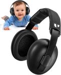 Vanderfields Baby Ear Protection Noise Cancelling Headphones for Babies, Toddlers, Infants 3 months to 2 years,Midnight Black