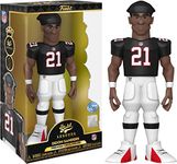 Funko Gold 12" NFL Legends: Falcons - Deion Sanders - 1/6 Odds for Rare Chase Variant - Collectable Vinyl Action Figure - Birthday Gift Idea - Official Merchandise - Ideal Toy for Sports Fans