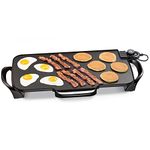 Presto 07061 22-Inch Electric Griddle with Removable Handles, Black