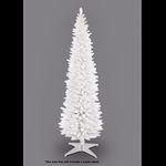 Trans Continental 8ft White Pencil Slim Christmas Tree (CT07679)