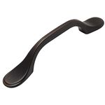 Cosmas 9533ORB Oil Rubbed Bronze Cabinet Hardware Handle Pull - 3" Hole Centers - 10 Pack