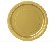 Gold Dinner Plates, 8ct