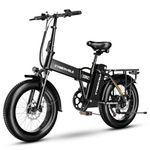 YorkE Folding Electric Bike,Black