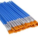 UPINS 30 Pcs Flat Paint Brushes for Kids,Small Paint Brush Bulk for Detail Painting