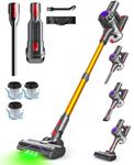 VACTechPro V15 Cordless Vacuum Cleaner, 35KPA 6-in-1 Stick Vacuum, Up to 45Mins Runtime Lightweight Vacuums with Detachable Battery, for Hardwood Floor Carpet Car Pet Hair