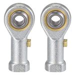 uxcell 2pcs PHS5 Spherical Rod End Bearing 5mm Bore Self-Lubricated Joint Bearing M5x0.8 Right Hand Female Thread Connector