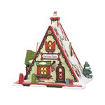 Department 56 North Pole Series Christmas Quilts, Lighted Building, 6.06 Inch, Multicolor