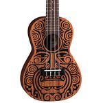 Luna UKE TRIBAL CONCERT Ukulele, Natural