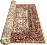 zia carpets Classic Look Washable Soft Accent Non-Slip Home and Decor Carpets with 1 Inch Thickness 6 x 9 feet