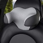 overa Car Headrest Pillow, Head Rest in Car Leather Neck Support Car for Rest, 360 Degree Adjustable Car Neck Pillow for Kids and Adults Car Pillow