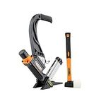 Freeman P50LSLW Lightweight Pneumatic 2-in-1 15.5-Gauge and 16-Gauge 2" Flooring Nailer/Stapler with Flooring Mallet and Interchangeable Base Plates