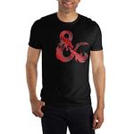 Dungeons & Dragons Dragon Logo Men's T-Shirt (Large)