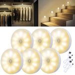 innolife Motion Sensor Lights Indoor,Battery Powered Rechargeable Smart LED Magnetic Night Light for Stairs,Living Rooms, Bathrooms, Hallways, Closets, Kitchens, Under Cabinets(6 Pack)…