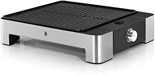 WMF Lono Quadro Table Grill, Indoor Grill, Electric Grill Small with Compact Grill Surface, Dishwasher Safe, 1250 W