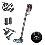 Shark Cordless Stick Vacuum Cleaner, Anti Hair Wrap, 60 Minute Run Time Battery, Flexible DuoClean Vacuum with Car Kit, Pet Tool, Multi-Surface & Crevice Tools, Black & Red, IZ300UKTSB