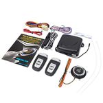 HIWOWSPORT 9pcs Car Keyless Entry Engine Start Alarm System Push Button Remote Starter Stop