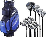 MacGregor VIP Mens 12 Piece Steel Complete Golf Set & MacTec Cart Bag.