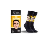 Major League Socks - NHL Boston Bruins - Brad Marchand - Hockey Fan Holiday Gift Unisex Apparel (Size 7-13)