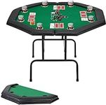 ECOTOUGE Game Poker Table w/Stainle