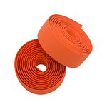 Planet Bike Comfort GEL Road Bike Handlebar Tape with Reflective Bar Plugs, Orange Cork