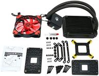 YaeCCC LED Liquid CPU Cooler Water 