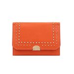 Paul Costelloe RAZI Real Leather Wallet - Stylish and Compact Women Wallet with Card Organizer and Coin Zip Pocket, Premium Leather Designer Wallet (HARVEST PUMPKIN)