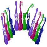 32 Childrens Toothbrushes ~ Bulk Packs Kids Manual Brushes (Travel Rabbit)