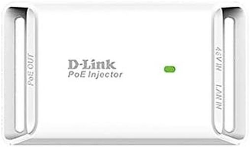 D-Link DPE-101GI Injecteur 1 Port Gigabit PoE 802.3/3u/3ab- 10/100/1000BASE-T - jusqu'à 19,22 watts - Idéal pour Alimenter vos Équipements POE