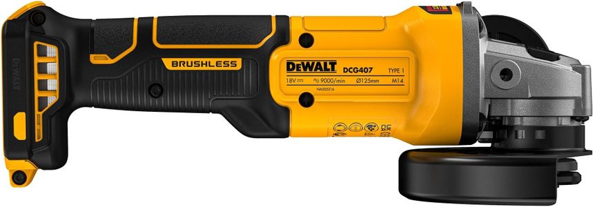 DEWALT 18V XR Brushless Angle Grinder 125mm – Tool Only