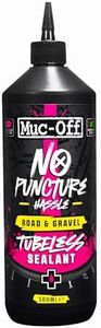 Muc-Off No Puncture Hassle Road & Gravel Tubeless Sealant, 500ml - Tubeless Tyre Sealant for Bicycle Puncture Repair - Durable Bike Tyre Sealant for Road, Gravel, Commuter and XC Bikes