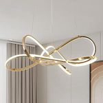 Modern Led Chandelier, Aluminum Sur