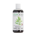 PUROLEO NEEM Oil 16 Fl Oz/473 ML (Packed In Canada) Pure and Natural Neem Oil for Multipurpose Use | Neem Oil extracted from NEEM Plante Chemical free Neem Oil Spray