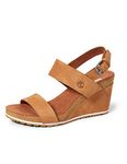 Timberland Capri Sunset Wedge, Women's Ankle Strap, Brown (Rust Nubuck), 6 UK (39 EU)