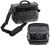 Navitech Grey Camcorder/Camera Bag Case Cover Compatible with The Canon Vixia HF G21 with Shoulder and Belt Straps